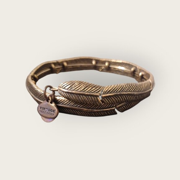 Alex & Ani Feather Wrap Bracelet - Picture 2 of 5